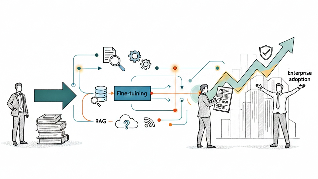 Choosing Between Fine-Tuning and RAG: A Practical Guide for Enterprise LLM Adoption