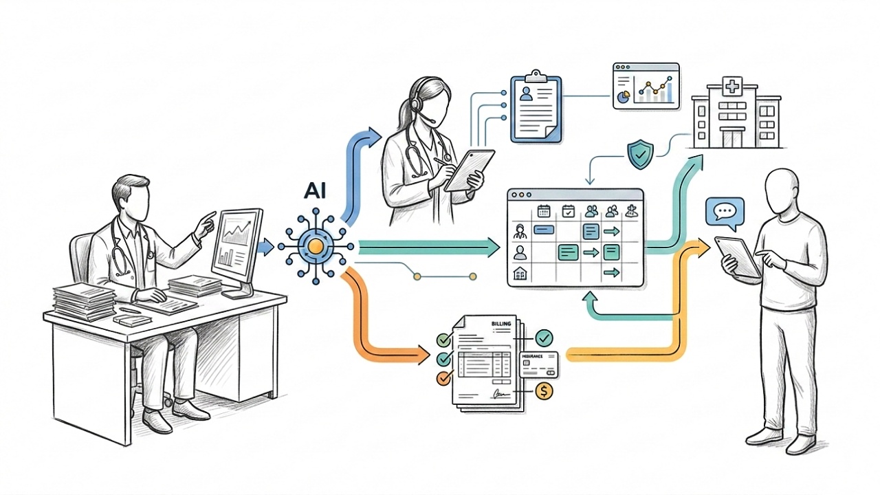 How AI Can Reduce Administrative Burden in Healthcare Operations