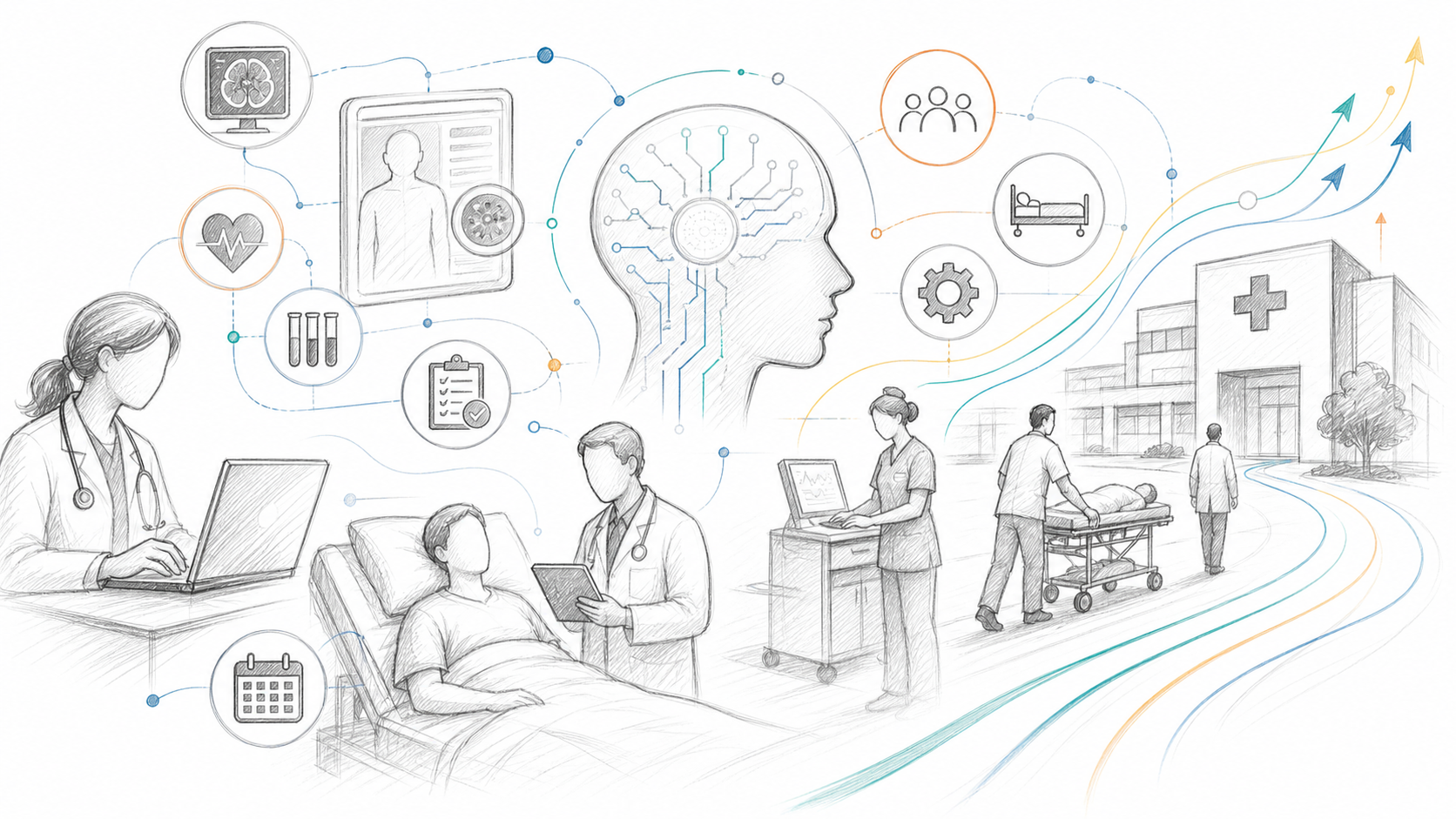 The Role of AI in Improving Healthcare Efficiency and Throughput